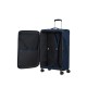 Samsonite Litebeam Spinner Μεγάλη Βαλίτσα Ταξιδιού Υφασμάτινη Midnight Blue