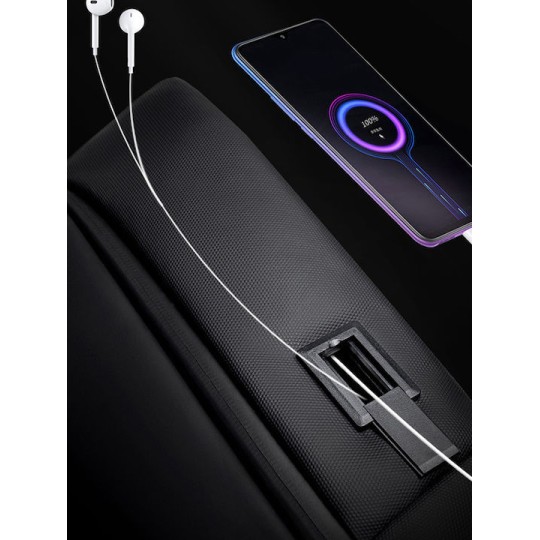 Arctic Hunter B00423 Αδιάβροχη Τσάντα Πλάτης για Laptop 15.6" Μαύρο