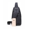 Arctic Hunter XB13006-BK Ανδρική Τσάντα Στήθους Crossbody Αδιάβροχη Μαύρη