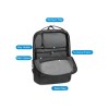 Arctic Hunter Τσάντα Πλάτης για Laptop 15.6" Μαύρο B00574-BK