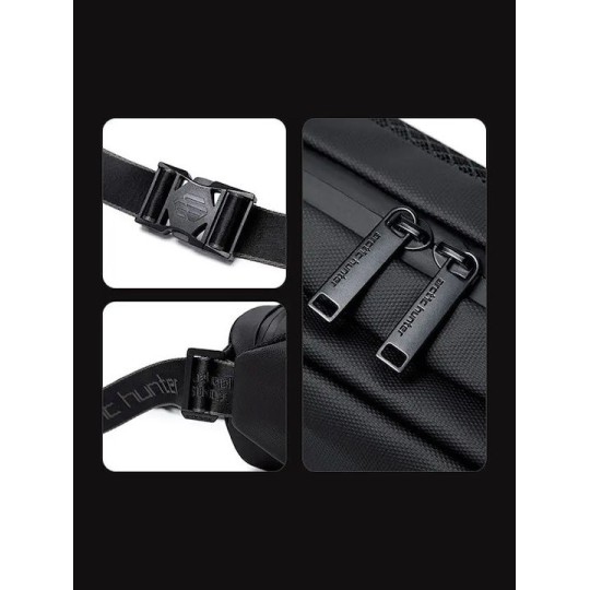 Arctic Hunter Τσάντα Μέσης YB00029-BK 2.5L Μαύρο