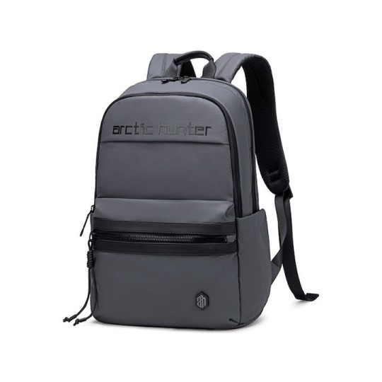 Arctic Hunter Αδιάβροχη Τσάντα Πλάτης για Laptop 15.6" Γκρι B00536-GY