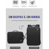 Arctic Hunter B00345 Αδιάβροχη Τσάντα Πλάτης για Laptop 15.6" Μαύρο