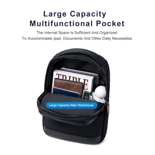 Arctic Hunter Τσάντα Crossbody Xb00678 2.4L Μαύρο