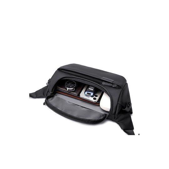 Arctic Hunter Τσάντα Crossbody Y00565 με Θήκη Tablet 4L Μαύρη