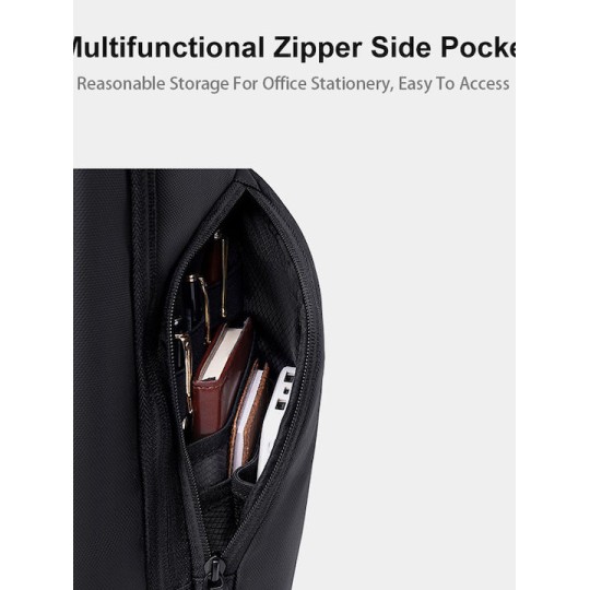 Arctic Hunter Αδιάβροχη Τσάντα Πλάτης για Laptop 15.6" Μαύρο B00554-BK