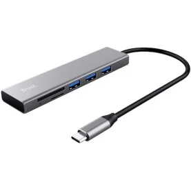 Trust Halyx USB 3.0 Hub 3 Θυρών με σύνδεση USB-C Γκρι 24191