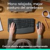 Logitech Ergo M575S Ασύρματο Bluetooth Ποντίκι με Trackball Graphite (910-007029)