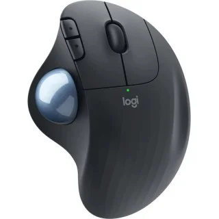 Logitech Ergo M575S Ασύρματο Bluetooth Ποντίκι με Trackball Graphite (910-007029)