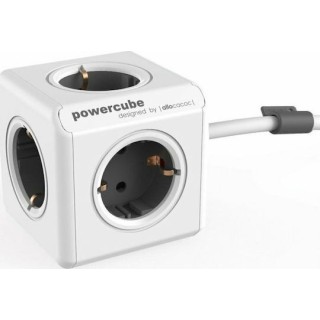 Allocacoc 1306GY/DEEXPC 1300/DEEXPC PowerCube 5 Θέσεων με Καλώδιο 1.5m Γκρι Allocacoc 1306GY/DEEXPC 1300/DEEXPC PowerCube 5 Θέσεων με Καλώδιο 1.5m Γκρι