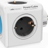 Allocacoc Power Cube 10751 Smart PowerCube 4 Θέσεων με Διακόπτη Γκρι
