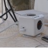 Allocacoc PowerCube 3 Θέσεων με 1 USB-A, 1 USB-C και Καλώδιο 1.5m Γκρι