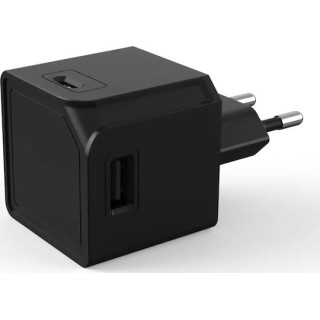 Allocacoc Φορτιστής Χωρίς Καλώδιο με Θύρα USB-C Μαύρος (PowerCube)