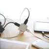 Allocacoc Βάση Φόρτισης με 4 Θύρες USB-A σε Λευκό χρώμα (PowerCube Extended)