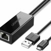 Ugreen Micro Usb 2.0 To 1 Fast Ethernet Black 30985
