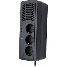 Powertech PT-AVR1000I Compact Σταθεροποιητής Τάσης 1000VA με 3 Πρίζες Ρεύματος