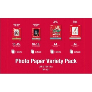 Canon VP-101 Φωτογραφικό Χαρτί Variety Pack A4 (21x30) για Εκτυπωτές Inkjet 20 Φύλλα