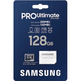 Samsung PRO Ultimate microSDXC 128GB Class 10 U3 V30 A2 UHS-I (MB-MY128SA/WW)