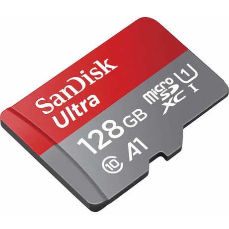 Sandisk Ultra microSDXC 128GB Class 10 U1 A1 UHS-I with Adapter (SDSQUAR-128G-GN6MA)