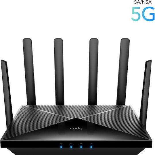 Cudy WR3000 Ασύρματο Router Wi‑Fi 6 με 4 Θύρες Gigabit Ethernet