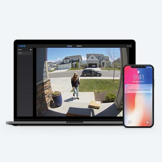 ‎Reolink Video Doorbell PoE Super HD 5MP Κουδούνι Πόρτας