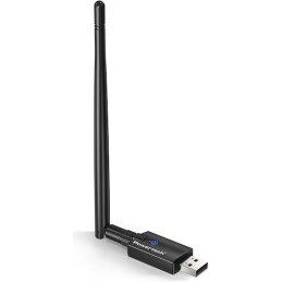 Powertech PT-1386 Ασύρματος USB Αντάπτορας Δικτύου με Αποσπώμενη Κεραία 900Mbps