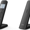 Philips M4701B/GRS Ασύρματο Τηλέφωνο με Ελληνικό Μενού Μαύρο