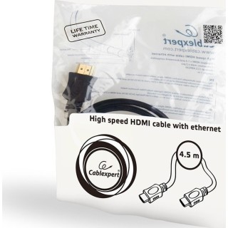 Cablexpert HDMI 1.4 Cable HDMI male - HDMI male 4.5m Μαύρο (CC-HDMI4L-15) Cablexpert HDMI 1.4 Cable HDMI male - HDMI male 4.5m Μαύρο (CC-HDMI4L-15)