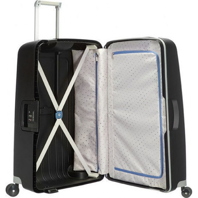 Βαλίτσα Μεγάλη 81εκ Samsonite S'Cure Spinner 59244-1041 Μαύρη