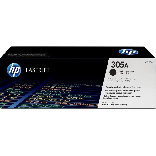 HP 305A Toner Laser Εκτυπωτή Μαύρο 2090 Σελίδων (CE410A)