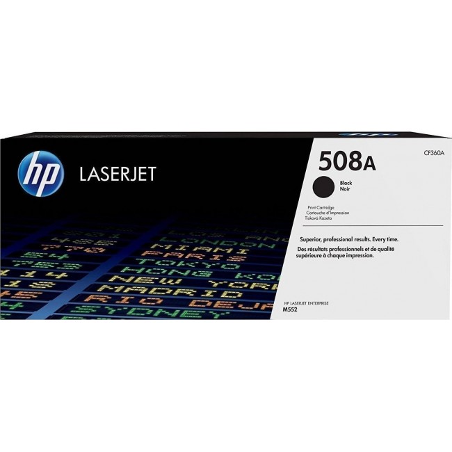 HP 508A Toner Laser Εκτυπωτή Μαύρο 6000 Σελίδων (CF360A)