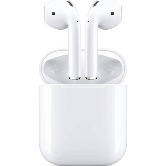 Apple AirPods (2nd generation) Earbud Bluetooth Handsfree Ακουστικά με Θήκη Φόρτισης Λευκά