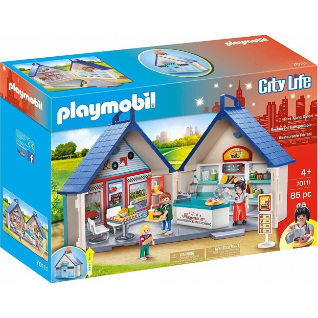 Playmobil City Life Take Along Dinner για 4+ ετών (70111)