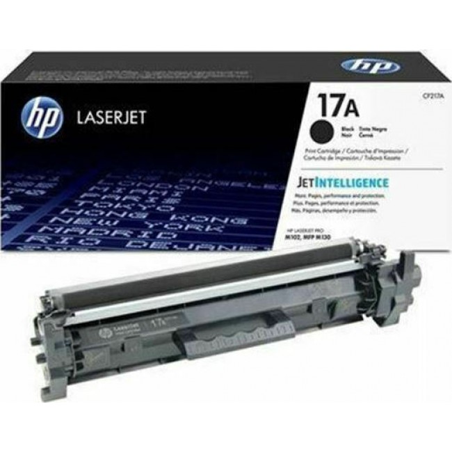 HP 17A Toner Laser Εκτυπωτή Μαύρο 1600 Σελίδων (CF217A)