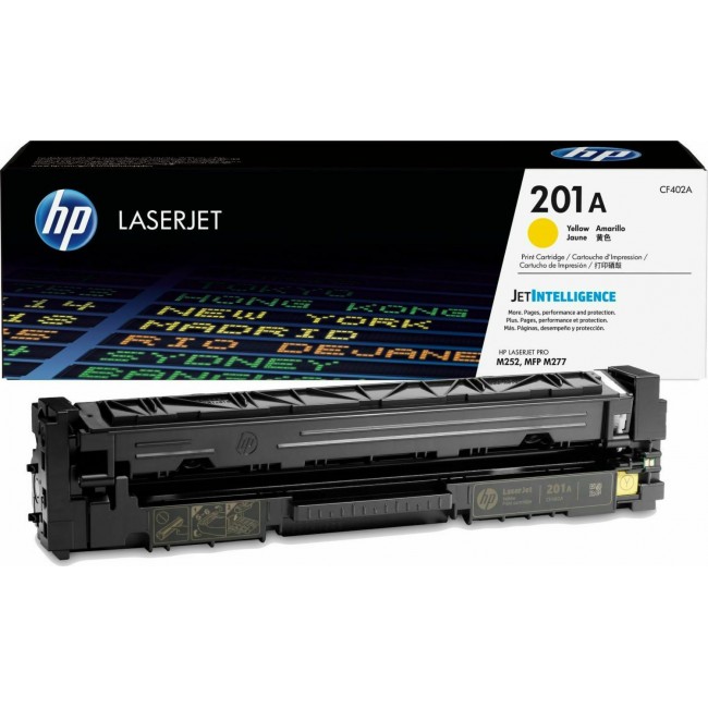 HP 201A Toner Laser Εκτυπωτή Κίτρινο 1400 Σελίδων (CF402A)