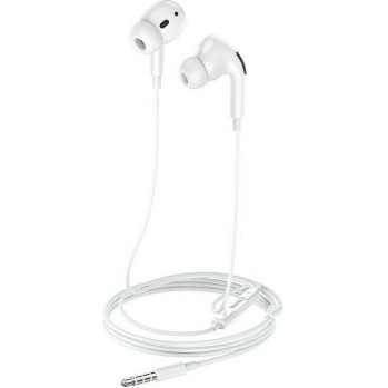 Hoco M1 Pro In-ear Handsfree με Βύσμα 3.5mm Λευκό