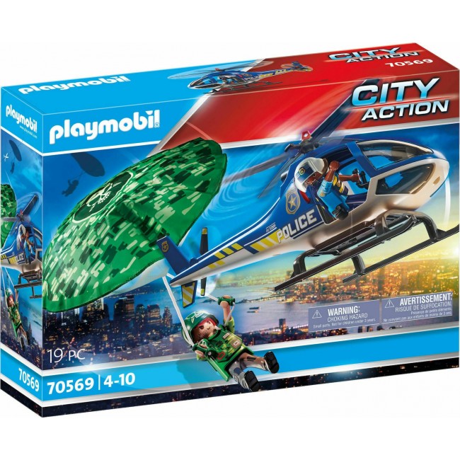 Playmobil City Action Police Parachute Search (70569)