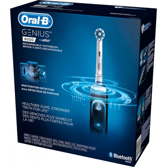 Oral B Genius 8000 Bluetooth Smart Ηλεκτρική Οδοντόβουρτσα