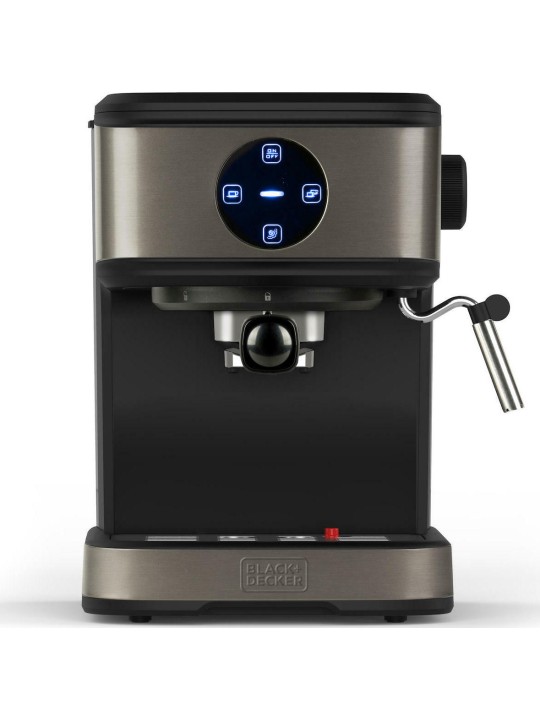 Black & Decker BXCO850E Μηχανή Espresso 850W Πίεσης 20bar Μαύρη