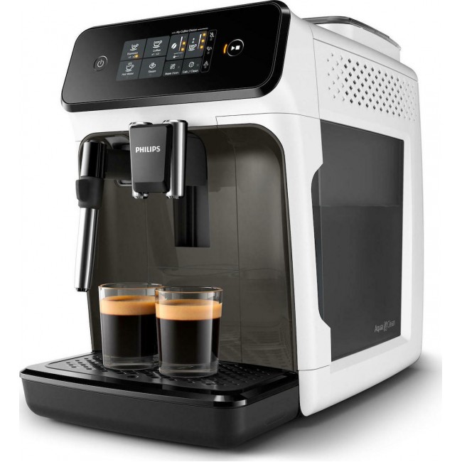 Philips EP1223/00 Αυτόματη Μηχανή Espresso 1500W Πίεσης 15bar με Μύλο Άλεσης Λευκή