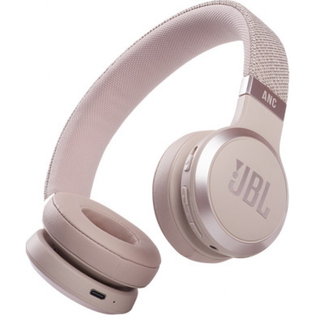 JBL Live 460NC On-Ear Bluetooth Headphones Rose