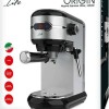 Life Origin Μηχανή Espresso 1450W Πίεσης 15bar Ασημί