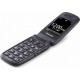 Panasonic KX-TU446 Single SIM Κινητό με Μεγάλα Κουμπιά Black