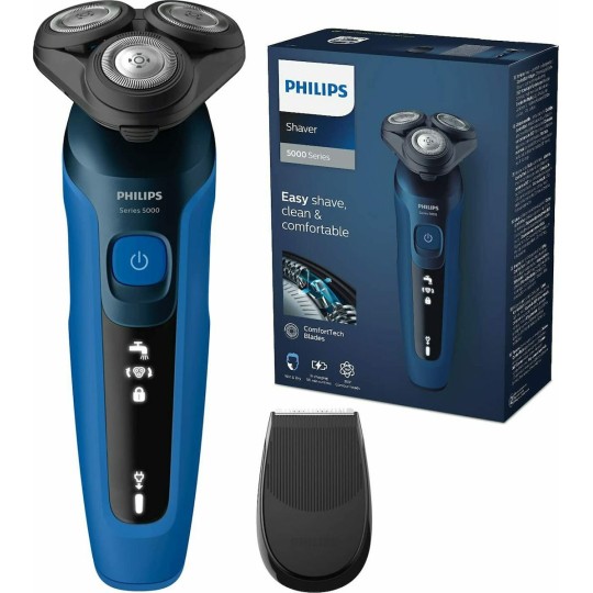 Philips Series 5000 Wet and Dry S5465/18 Ξυριστική Μηχανή Προσώπου Επαναφορτιζόμενη