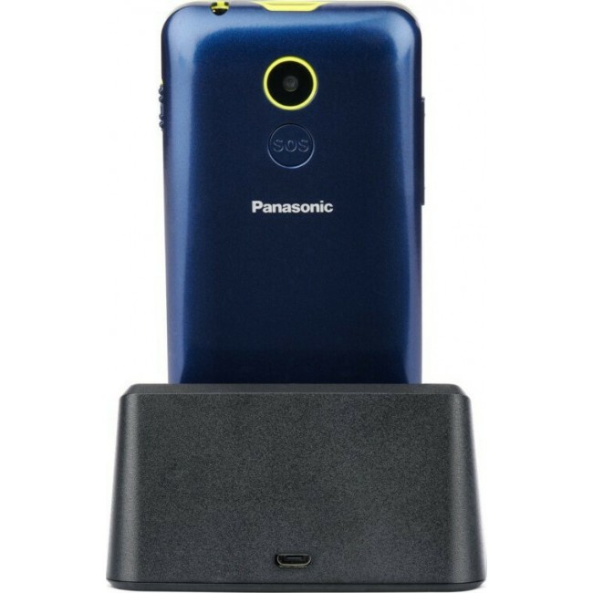Panasonic KX-TU155 Single SIM Κινητό με Μεγάλα Κουμπιά Μπλε
