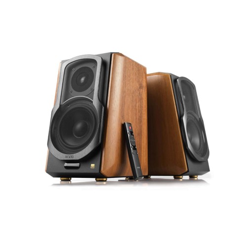 Edifier S1000MKII Αυτοενισχυόμενα Ηχεία 2 Δρόμων με Bluetooth 120W (Ζεύγος) Καφέ
