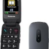 Panasonic KX-TU446 Single SIM Κινητό με Μεγάλα Κουμπιά Γκρι