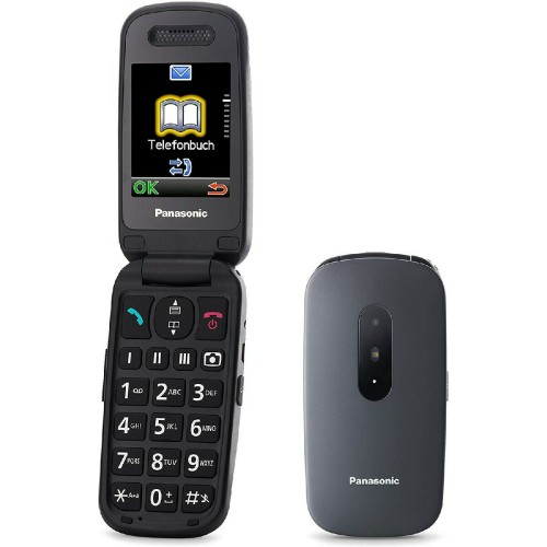 Panasonic KX-TU446 Single SIM Κινητό με Μεγάλα Κουμπιά Γκρι