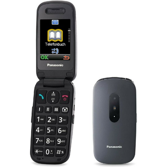 Panasonic KX-TU446 Single SIM Κινητό με Μεγάλα Κουμπιά Γκρι Panasonic KX-TU446 Single SIM Κινητό με Μεγάλα Κουμπιά Γκρι