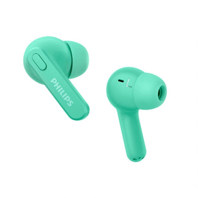Philips TAT2206 In-ear Bluetooth Handsfree Ακουστικά με Θήκη Φόρτισης Τιρκουάζ